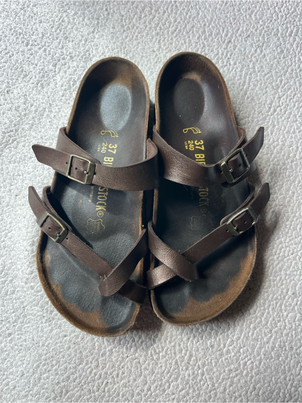 Birkenstock Mayari Sandals Habana Oiled Leather 37 Womens 6